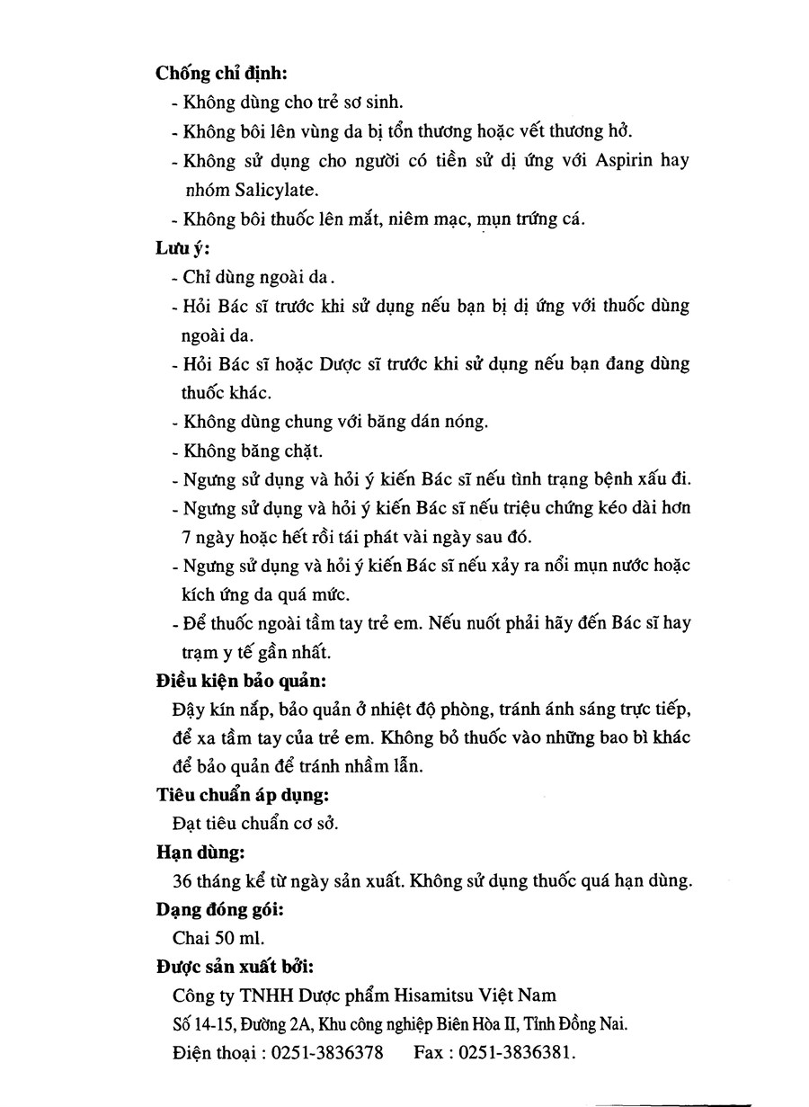 Dầu bôi Salonpas Liniment